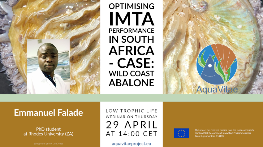 Low Trophic Life Webinar: “Optimising IMTA performance in South Africa – Case: Wild Coast Abalone”