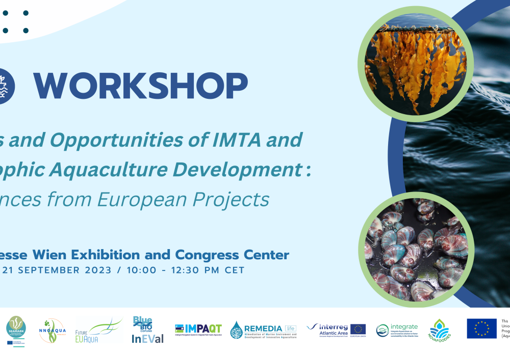 IMTA & LTA Workshop by AquaVitae & ASTRAL at Aquaculture Europe 2023-Vienna